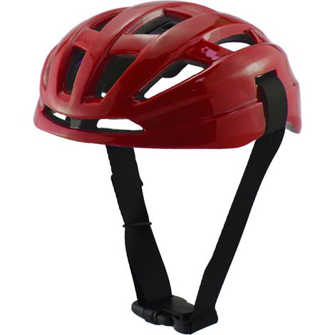 Casque pour chien de taille moyenne, casque de moto ventilé pour chien, casque pour chaton et chiot avec sangle réglable, rouge (1/5)