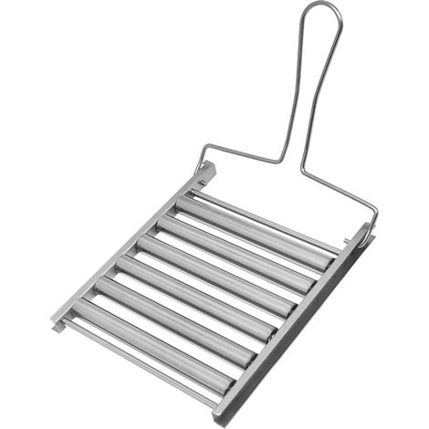 Grill À Rouleaux Pour Hot-Dogs - Acier Inoxydable 430 - Pliable Et Portable - Convient Pour Grill Extérieur Et Intérieur - Capacité 5 Pièces - Taille L (1/5)