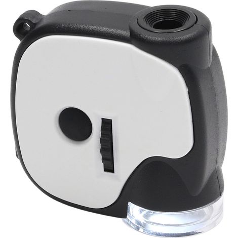 Loupe de lecture 55X avec éclairage LED, loupe portative de poche pour observation et lecture, outil manuel mini avec lumière intégrée (1/5)