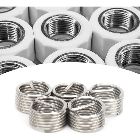 5 inserts filetés en fil d'acier M222,51D, manchons de protection pour filetage, réparation de filetage (1/5)