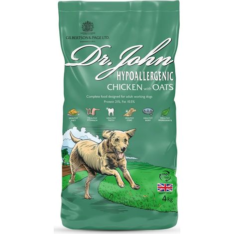 Croquettes hypoallergéniques Dr John au poulet, 4 kg (1/5)