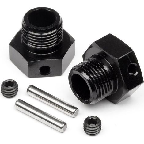 Wheel Hex Hub 6.7mm (2pcs/Black)