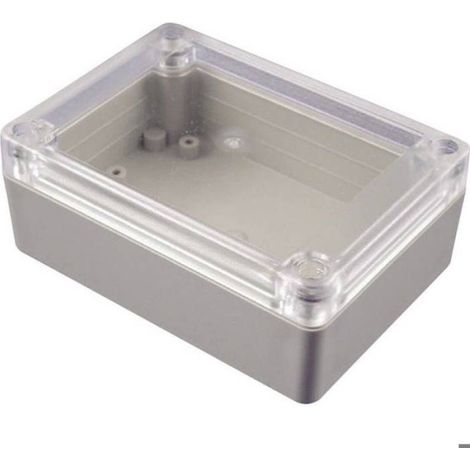 Boîtier ABS - IP65 - 85 x 80 x 55 mm - Pour montage de platines et composants électroniques - 1 unité (1/2)