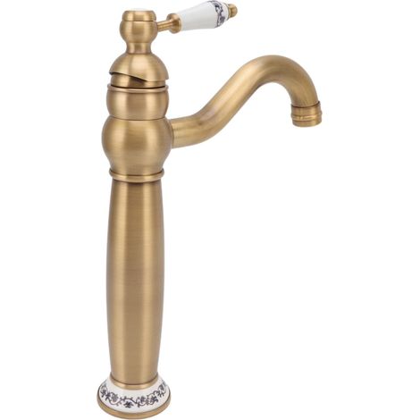 Rubinetto miscelatore per lavabo da bagno antico. (1/5)