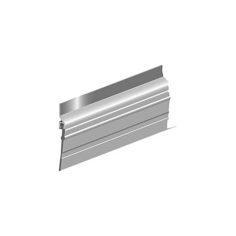 Porta ADS-GL per avvitare l'argento in alluminio. H50 X L1000