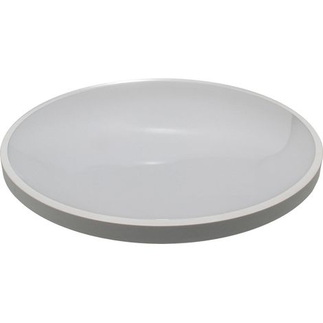 Plafoniera LED slim tonda da esterno elegante impermeabile da 32W cambia 3 tonalità luce soffitto bagno balcone terrazza (1/5)