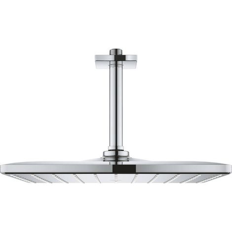 Grohe Rainshower - Rociador de ducha 310 Mono Cube 9,5 l/min, 1 chorro, brazo de techo 14 cm, cromo 26566000