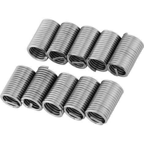 10-teiliges Gewindereparaturset mit Gewindeeinsätzen aus Edelstahl (304), Gewindegröße M8x1,25x3D (1/5)