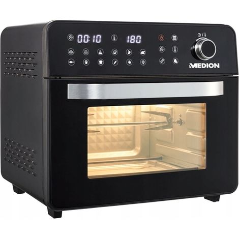 MINI FORNO DA BANCO MD10974 1700W 230 GRADI TIMER ARROSTIRE SKIBBIKE 23L