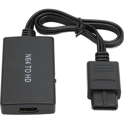 N64-zu-HDMI-HDMI-Konverter, kompatibel mit 720p/1080p, HD-Videoadapter für die Nintendo 64-Konsole