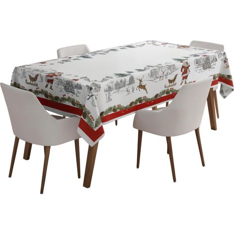 Tovaglia Tovaglia 160 Cmx220 Cm 100% Poliestere Multicolore (1/3)
