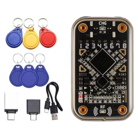 Chameleon Ultra kontaktloser Smartcard-Emulator. RFID-Smart-Lesegerät + Schlüsselanhänger. 3xCUID/UID-kompatibel mit NFC-Lese- und Schreibfunktion (1/4)