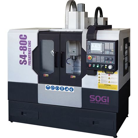 Centro di lavoro CNC SOGI S4-80C con controllo numerico SIEMENS SINUMERIK 808DA e mandrino BT 30 (1/5)