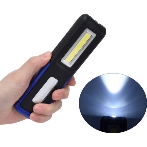 Tragbare LED-Arbeitsleuchte, Multifunktions-Taschenlampe, COB-Reparaturleuchte, USB-Ladeleuchte mit Haken, magnetische Taschenlampe, wasserdichte Outdoor-Campingleuchte, Zeltleuchte, Campinglampe. (1/5)