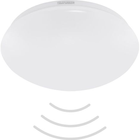 LED Deckenleuchte Bewegungsmelder Tageslichtsensor IP44 Ø27,8cm 15W Telefunken