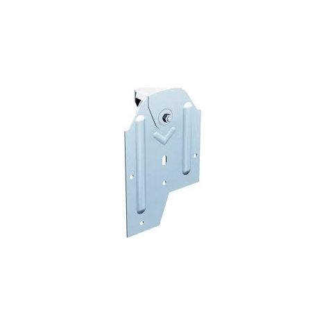 Coppia di supporti a rullo con flangia in acciaio Delrin 250A MANTION SA - Ferro 50x10 mm - Capacità porta 250Kg - 250A