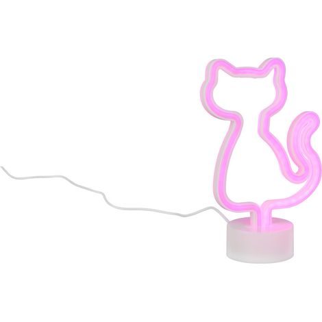 Reality LED-Tischleuchte Cat Fun 16 x 25 cm weiß Leuchten (1/3)