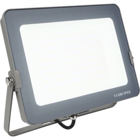 Foco proyector led silver electronics forge ips 65 150w -  5700k luz fria -  1.200lm color gris