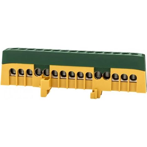Tira protectora ZPI 15 módulos (15x16 mm²) IP20 AL/CU - amarillo/verde F2.0394 (1/2)