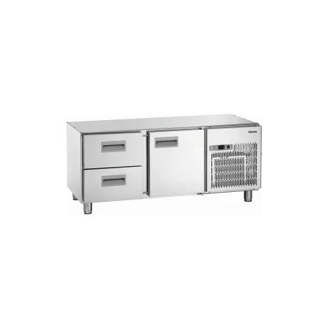 Soubassement réfrigérée 2 + 1 GN 1/1, pleins, sans dosseret, 500 W, 230 V - MONO