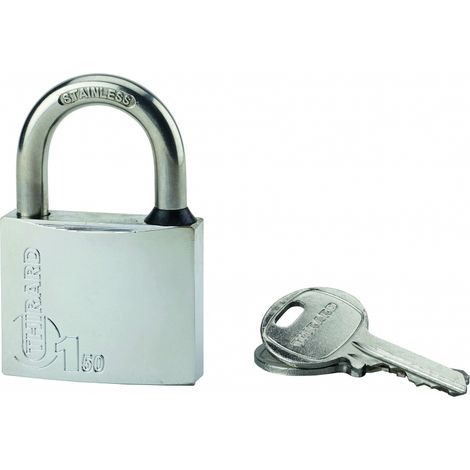 Lucchetto TYPE 1 50 mm, finitura cromata, arco in acciaio inox – THIRARD