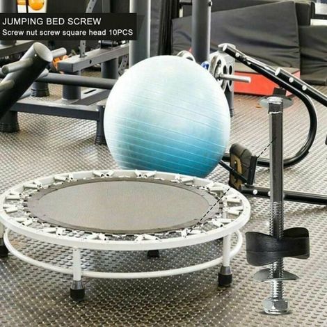 Vis Pour Trampoline - Acier Galvanisé - 6 mm x 77 mm - Extérieur - Lot De 12 (1/5)