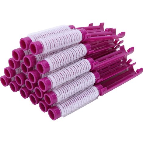 20 Stück Lockenwickler für lockiges, flauschiges Haar, Haarstyling-Werkzeug, Lila (1/5)