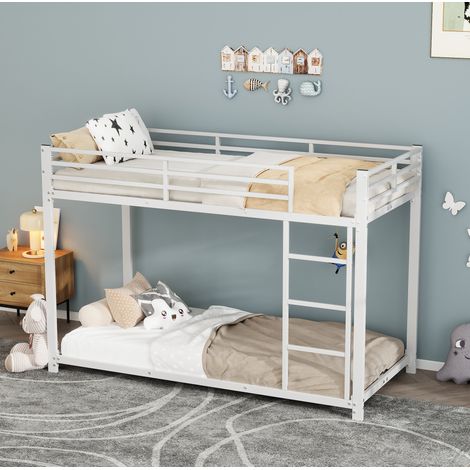 Cama Litera 90x200 Cm Estructura Metálica Y Confort Óptimo (1/5)