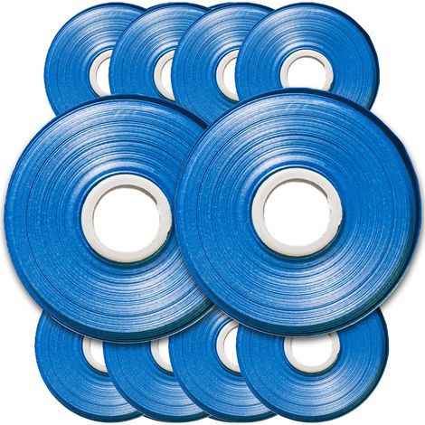Juego de 10 cintas azules para grapadora Heckermann HM-8105 (1/3)