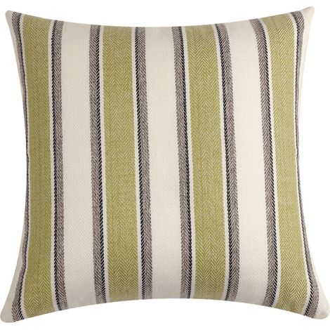 Coussin beige et vert a rayures 45x45 cm riviera 200002129 200002129 200002129 (1/2)