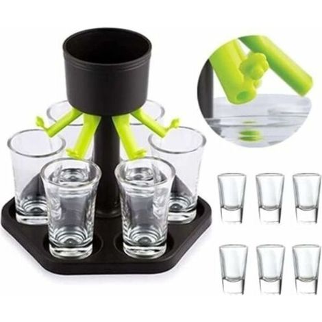 Distributeur de boissons alcoolisées et support en plastique pour le remplissage de boissons, bières et autres spiritueux (1/5)