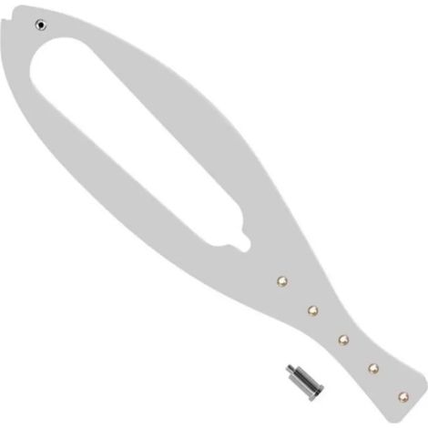 2-Pack Bloque-Porte Réglable avec Sangle - Barrière pour Chats et Petits Animaux, Éloigne les Chiens de la Litière et de la Zone de Nourriture (Blanc) (1/5)