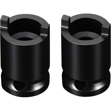 Clé à douille pour meuleuse d'angle - Outil à cliquet - Adaptateur de douille - Adaptateur de mandrin - Manchon de clé électrique manuelle universelle pour clés à chocs et à cliquet (1/4)