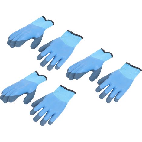 Lot de 3 paires de gants de travail d'hiver imperméables, résistants à l'huile, antidérapants et chauds, pour la construction et l'agriculture. (1/5)