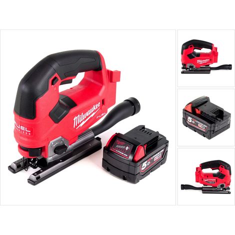 Milwaukee M18 FJS-501 Seghetto alternativo 18V Brushless + 1x batteria 5,0Ah - senza caricabatterie (1/5)