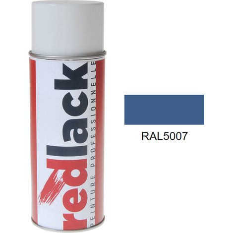 Aérosol de peinture – RAL 5007 Bleu brillant – Mat – multisupport – Redlack