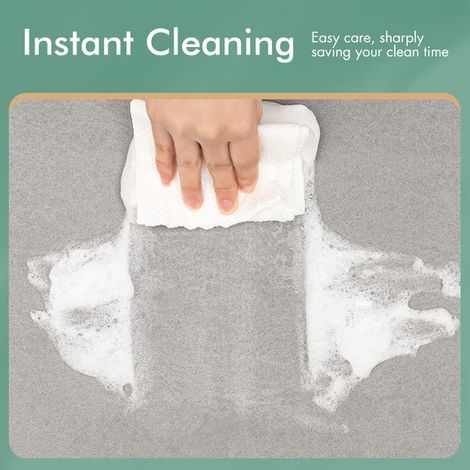 Tappetino da bagno in diatomite antiscivolo, assorbente e ad asciugatura rapida con fondo in gomma antiscivolo - Garantisce sicurezza e comfort (40x60cm) (1/2)