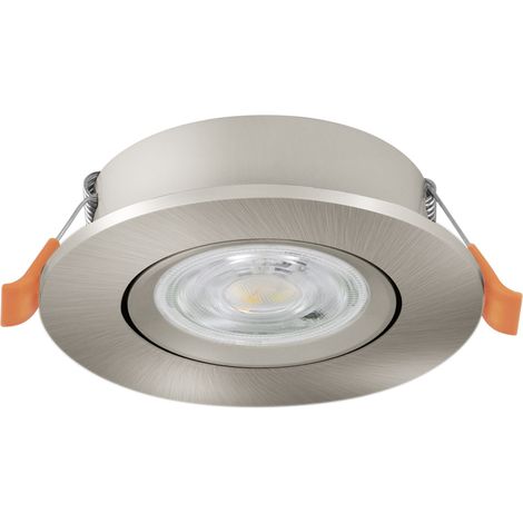 Faretto Incasso Moderno Barranco Plastiche Grige Led 4,5W 450Lm Ip20 (1/3)