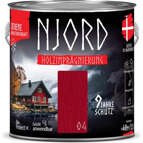 NJORD Holzimpragnierung (04) Fischerhütte - 2,5L (1/5)