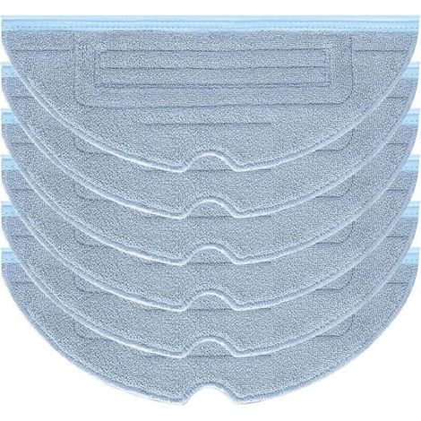 6pcs Serpillière pour Roborock S7 Pro Ultra S7 MaxV Ultra S7 Plus S7 Max Pièces de Rechange Accessoires pour Roborock S7 T7s T7s Plus Robot Aspirateur-- (1/5)