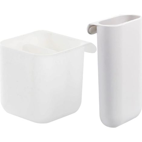 Soporte para lápiz para monitor de ordenador blanco, paquete de 2, plástico. (1/5)