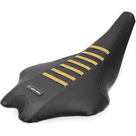 Rutschfester Motorrad-Sitzbezug aus PVC mit Rippen für Yamaha YFZ 450R (2009–2020) – Gelb
