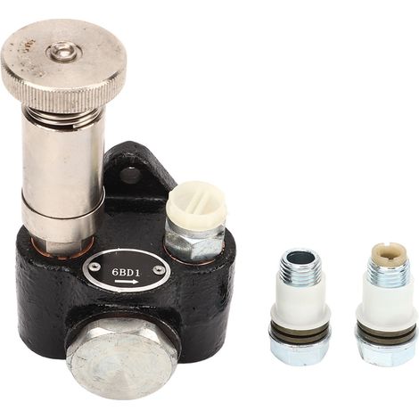 Pompe à huile moteur 6BD1, Type piston, transfert de carburant manuel en acier allié pour pelle SH120 SH200 (1/5)
