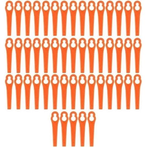 50 Ersatzmesser für Einhell GE-CT 18 Li-Akku-Freischneider, Orange