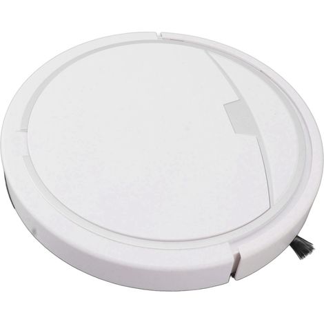 Aspirateur robot ultra-fin et entièrement automatique, intelligent, pour poussière, cheveux et peluches, blanc, sans réservoir d'eau, 32 x 32 cm (1/5)