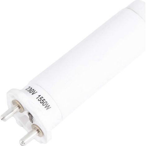 Élément chauffant 230 V 1550 W, outil de soudage plastique à air chaud portatif blanc (réf. 100.689) (1/5)