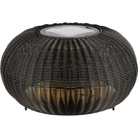 Lampe à poser extérieure ADEGAN solaire noir LED 435W 2200K IP65 - SLV - 1008388 (1/4)