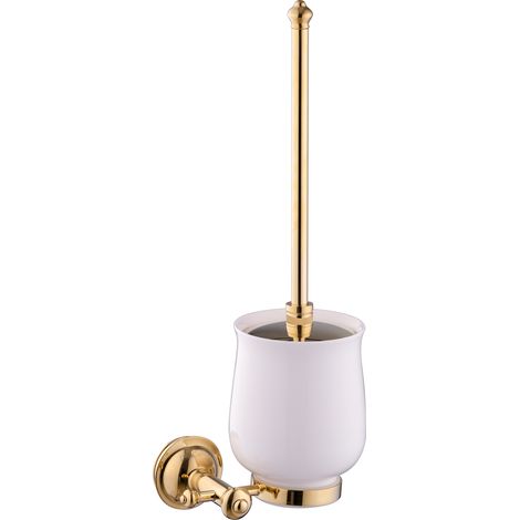 PaulGurkes WC-Bürste Gold Nostalgie Retro Antik Bad-Accessoires (1/2)