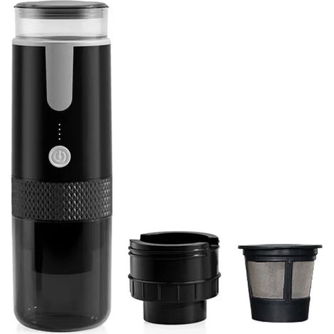 Moulin à café électrique portable pour grains de café, avec une mouture pratique pour l'espresso, le café filtre, à la maison, au bureau et en voyage.-AquaForge (1/5)