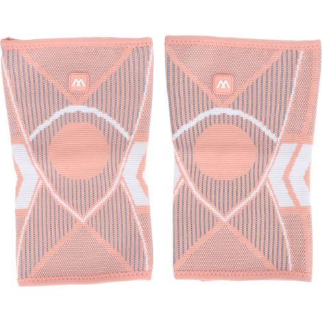 2 Pièces Genouillères de Sport Respirantes en Nylon Tissé, Protège-genou Élastique 4 Côtés pour Course Escalade Rose Taille M (1/5)